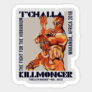 Thrilla in Wakanda Sticker